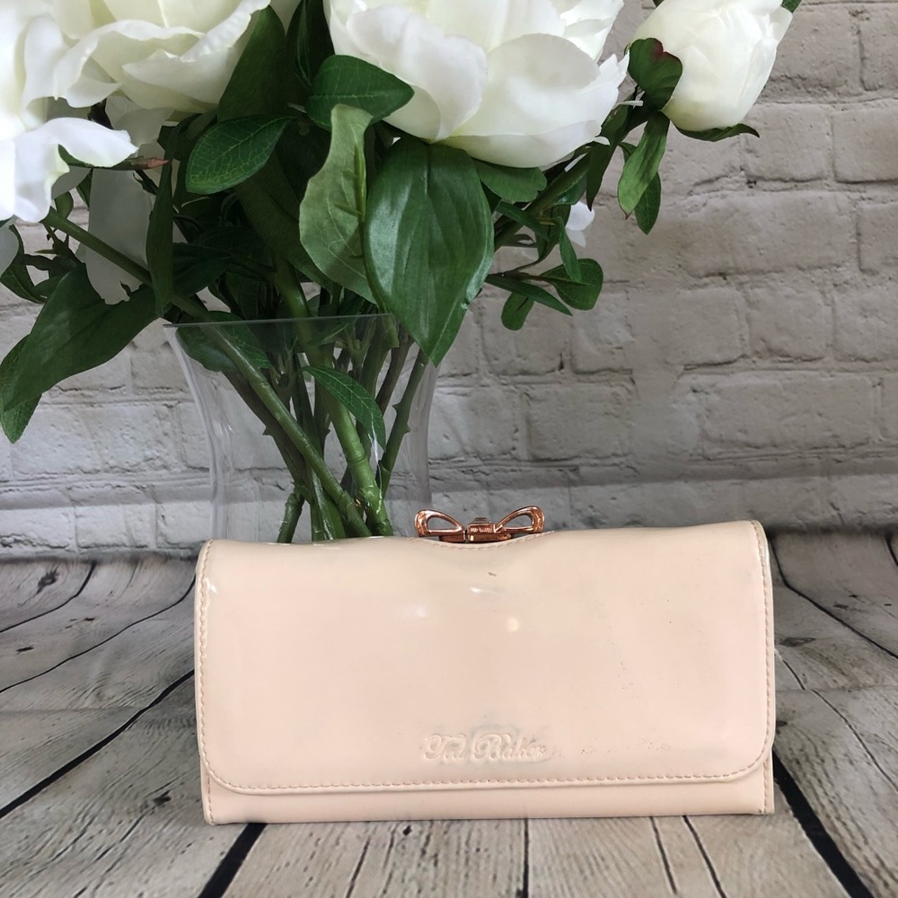 Ted Baker Blush Wallet with Rose Gold Bow